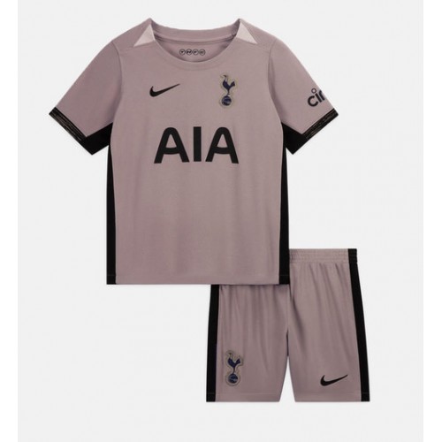Otroški Nogometni dresi Tottenham Hotspur Tretji 2023-24 Kratek Rokav (+ Kratke hlače)